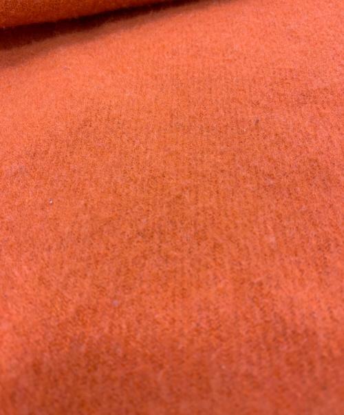 maison kitsune（メゾンキツネ）maison kitsune (メゾンキツネ) MAISON KITSUNE　マフラー オレンジの古着・服飾アイテム