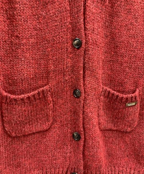 BURBERRY BLUE LABEL（バーバリー ブルー レーベル）BURBERRY BLUE LABEL (バーバリー ブルー レーベル) BURBERRY BLUE LABEL　厚手カーディガン レッド サイズ:38の古着・服飾アイテム