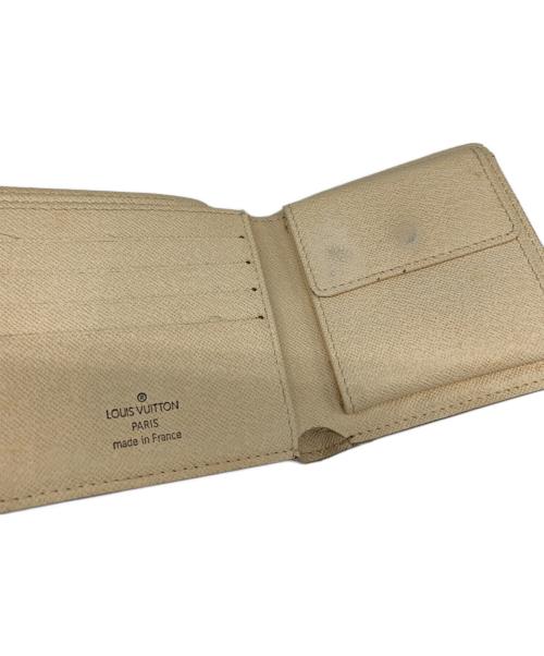 LOUIS VUITTON（ルイ ヴィトン）LOUIS VUITTON (ルイ ヴィトン) LOUIS VUITTON　2つ折り財布 アイボリーの古着・服飾アイテム