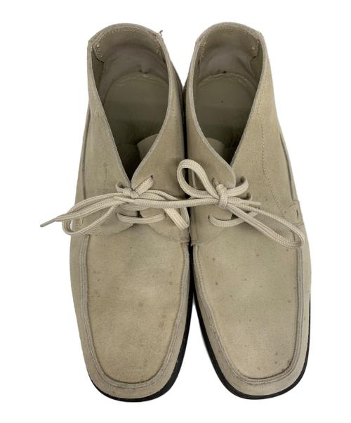 Salvatore Ferragamo（サルヴァトーレ フェラガモ）Salvatore Ferragamo (サルヴァトーレ フェラガモ) Salvatore Ferragamoチャッカーブーツ ベージュ サイズ:8の古着・服飾アイテム