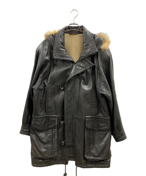 CASSIDY LEATHER FASHIONS（CASSIDY LEATHER FASHIONS）CASSIDY LEATHER FASHIONS (CASSIDY LEATHER FASHIONS) CASSIDY LEATHER FASHIONS　レザージャケット ブラック サイズ:Mの古着・服飾アイテム