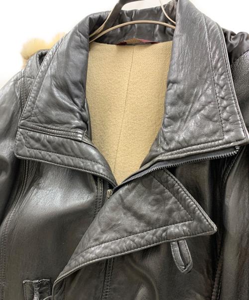 CASSIDY LEATHER FASHIONS（CASSIDY LEATHER FASHIONS）CASSIDY LEATHER FASHIONS (CASSIDY LEATHER FASHIONS) CASSIDY LEATHER FASHIONS　レザージャケット ブラック サイズ:Mの古着・服飾アイテム