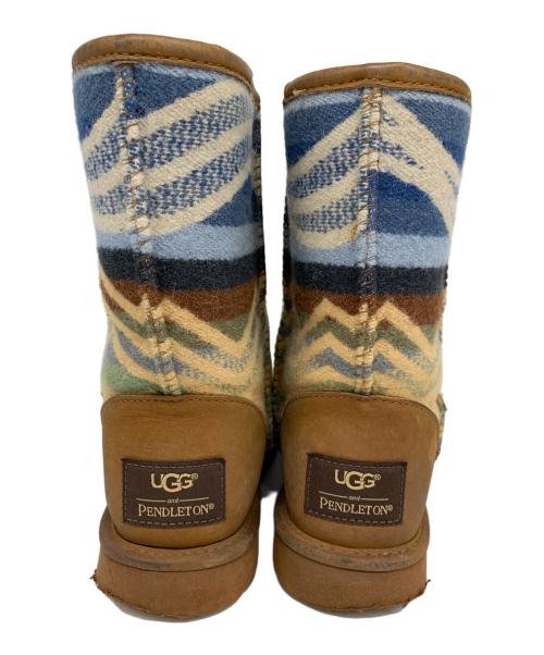 UGG（アグ）UGG (アグ) PENDLETON (ペンドルトン) UGG ムートンブーツ ブラウン サイズ:24ｃｍの古着・服飾アイテム