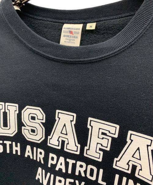 AVIREX（アヴィレックス）AVIREX (アヴィレックス) AVIREX　スウェット ブラック サイズ:M 未使用品の古着・服飾アイテム