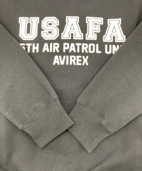 AVIREX（アヴィレックス）AVIREX (アヴィレックス) AVIREX　スウェット ブラック サイズ:M 未使用品の古着・服飾アイテム