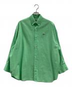 TOWN CRAFTタウンクラフト）の古着「TOWN CRAFT　長袖シャツ」｜グリーン