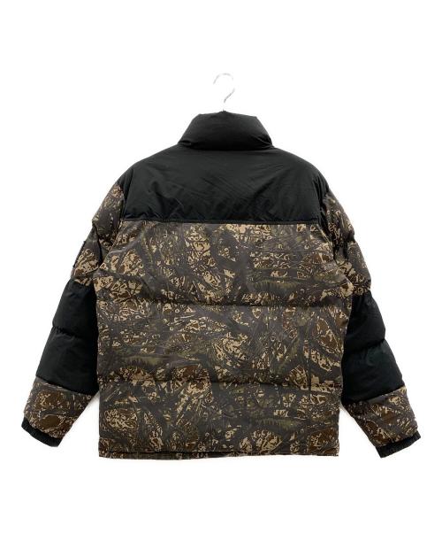 Quiksilver（クイックシルバー）Quiksilver (クイックシルバー) Quiksilver　中綿ジャケット ブラック×カーキ サイズ:XLの古着・服飾アイテム