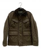 BURBERRY BLACK LABELバーバリーブラックレーベル）の古着「BURBERRY BLACK LABEL　ハンティングジャケット」｜ダークブラウン