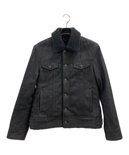 BURBERRY BLACK LABEL（バーバリーブラックレーベル）BURBERRY BLACK LABEL (バーバリーブラックレーベル) BURBERRY BLACK LABEL　裏ボアデニムジャケット ブラック サイズ:Mの古着・服飾アイテム