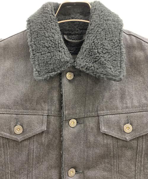 BURBERRY BLACK LABEL（バーバリーブラックレーベル）BURBERRY BLACK LABEL (バーバリーブラックレーベル) BURBERRY BLACK LABEL　裏ボアデニムジャケット ブラック サイズ:Mの古着・服飾アイテム