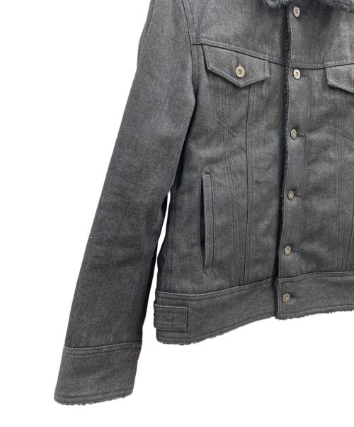 BURBERRY BLACK LABEL（バーバリーブラックレーベル）BURBERRY BLACK LABEL (バーバリーブラックレーベル) BURBERRY BLACK LABEL　裏ボアデニムジャケット ブラック サイズ:Mの古着・服飾アイテム