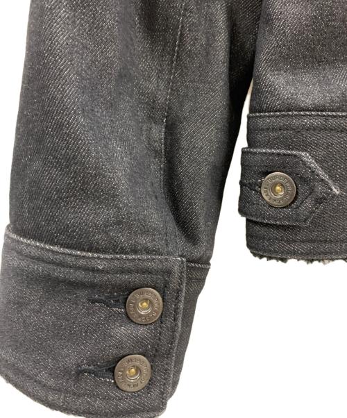 BURBERRY BLACK LABEL（バーバリーブラックレーベル）BURBERRY BLACK LABEL (バーバリーブラックレーベル) BURBERRY BLACK LABEL　裏ボアデニムジャケット ブラック サイズ:Mの古着・服飾アイテム