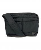 PORTERポーター）の古着「PORTER　ショルダーバッグ」｜ブラック
