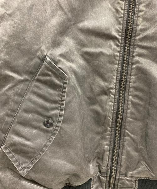 ALPHA（アルファ）ALPHA (アルファ) MAISON SPECIAL (メゾンスペシャル) ALPHA　MA-1ジャケット ブラック サイズ:Mの古着・服飾アイテム