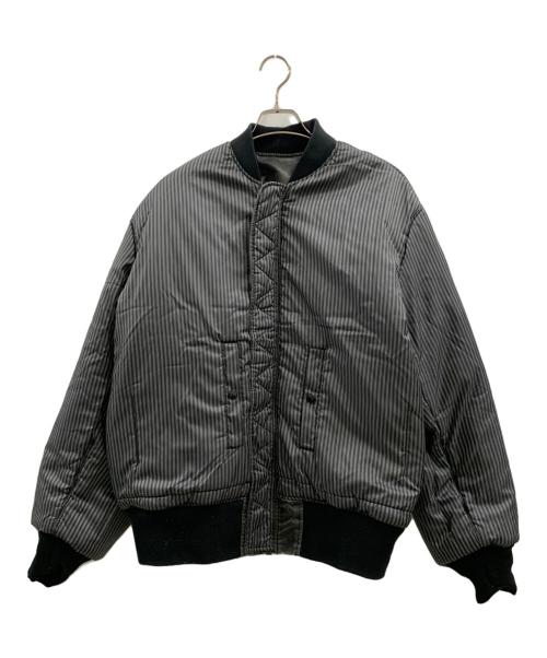 ALPHA（アルファ）ALPHA (アルファ) MAISON SPECIAL (メゾンスペシャル) ALPHA　MA-1ジャケット ブラック サイズ:Mの古着・服飾アイテム