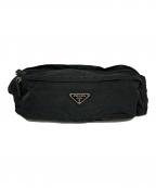 PRADAプラダ）の古着「PRADA　ウエストバッグ」｜ブラック