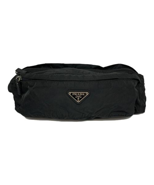 PRADA（プラダ）PRADA (プラダ) PRADA　ウエストバッグ ブラックの古着・服飾アイテム