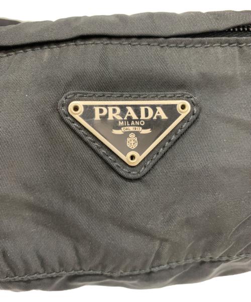 PRADA（プラダ）PRADA (プラダ) PRADA　ウエストバッグ ブラックの古着・服飾アイテム