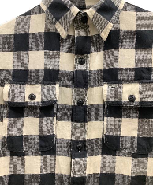 RRL（ダブルアールエル）RRL (ダブルアールエル) RRL 長袖シャツ アイボリー×ネイビー サイズ:XSの古着・服飾アイテム