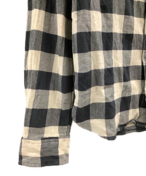 RRL（ダブルアールエル）RRL (ダブルアールエル) RRL 長袖シャツ アイボリー×ネイビー サイズ:XSの古着・服飾アイテム