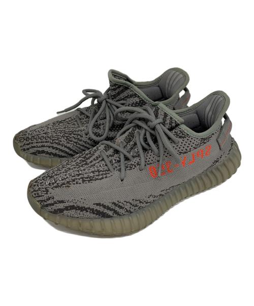 adidas（アディダス）adidas (アディダス) adidas　ローカットスニーカー グレー×オレンジ サイズ:27cmの古着・服飾アイテム