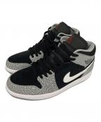 NIKEナイキ）の古着「NIKE　ハイカットスニーカー」｜ブラック×グレー