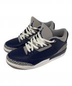 NIKEナイキ）の古着「NIKE　ハイカットスニーカー」｜ネイビー