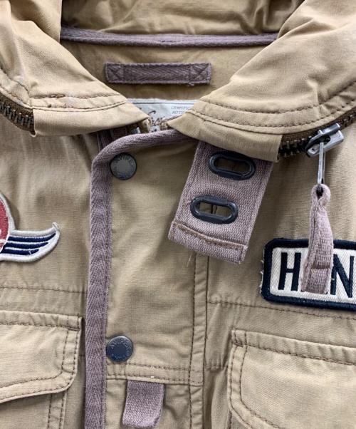 AVIREX（アヴィレックス）AVIREX (アヴィレックス) AVIREX　ワッペン付きミリタリージャケット ブラウン サイズ:Lの古着・服飾アイテム