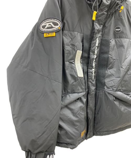 Aape BY A BATHING APE（エーエイプ バイ アベイシングエイプ）Aape BY A BATHING APE (エーエイプ バイ アベイシングエイプ) AAPE BY A BATHING APE　ダウンジャケット ブラック サイズ:Mの古着・服飾アイテム