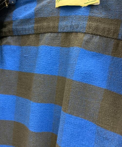 ST JOHN'S BAY（セントジョンズベイ）ST JOHN'S BAY (セントジョンズベイ) 長袖シャツ ブルー×ブラック サイズ:Sの古着・服飾アイテム