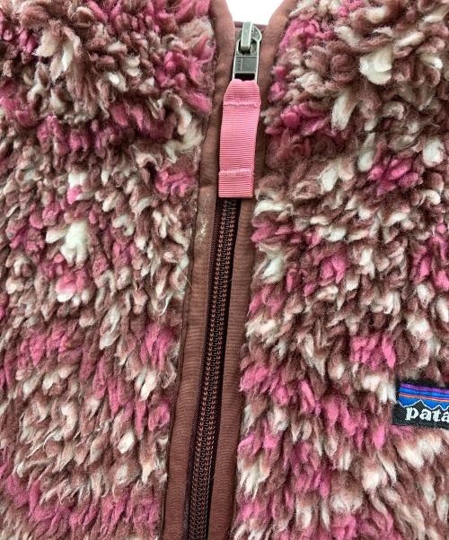 Patagonia（パタゴニア）Patagonia (パタゴニア) Patagonia　レトロXフリースカーディガン ブラウン×ピンク サイズ:Mの古着・服飾アイテム