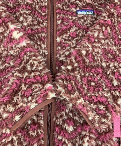 Patagonia（パタゴニア）Patagonia (パタゴニア) Patagonia　レトロXフリースカーディガン ブラウン×ピンク サイズ:Mの古着・服飾アイテム