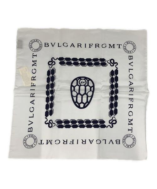BVLGARI（ブルガリ）BVLGARI (ブルガリ) BVLGARI　バンダナスカーフ ブラックの古着・服飾アイテム