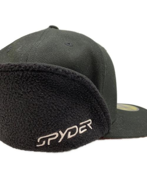 New Era（ニューエラ）New Era (ニューエラ) SUPREME (シュプリーム) New Era　Supreme　キャップ ブラック×レッドの古着・服飾アイテム