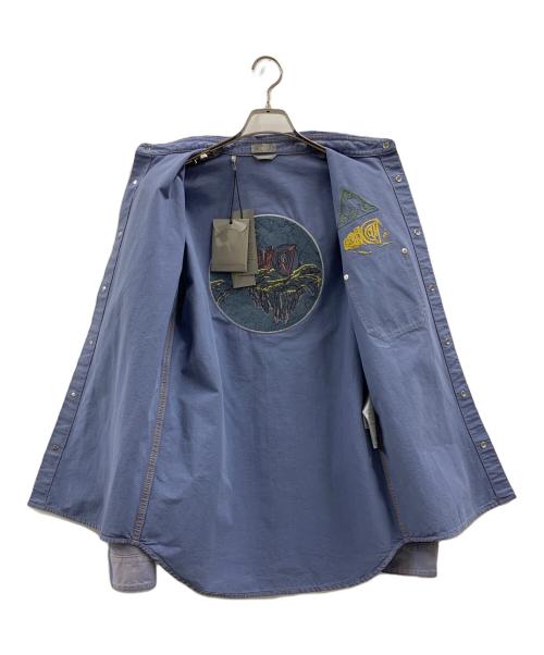 Dior（ディオール）Dior (ディオール) DIOR　長袖シャツ インディゴ サイズ:40の古着・服飾アイテム