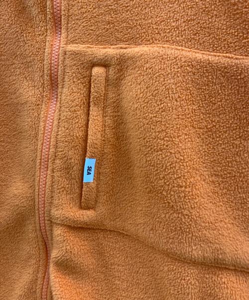 WIND AND SEA（ウィンダンシー）WIND AND SEA (ウィンダンシー) WIND AND SEA　フリースジャケット オレンジ サイズ:Lの古着・服飾アイテム