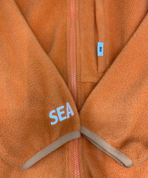 WIND AND SEA（ウィンダンシー）WIND AND SEA (ウィンダンシー) WIND AND SEA　フリースジャケット オレンジ サイズ:Lの古着・服飾アイテム