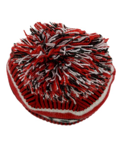 A.C.Milan（エーシーミラン）A.C.Milan (エーシーミラン) New Era (ニューエラ) A.C.Milan　New Era　ニット帽 レッド×ブラックの古着・服飾アイテム