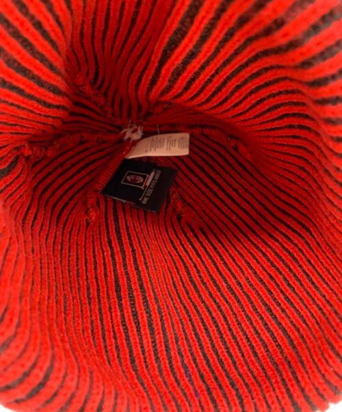 A.C.Milan（エーシーミラン）A.C.Milan (エーシーミラン) New Era (ニューエラ) A.C.Milan　New Era　ニット帽 レッド×ブラックの古着・服飾アイテム