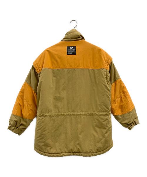 WIND AND SEA（ウィンダンシー）WIND AND SEA (ウィンダンシー) WIND AND SEA　中綿ジャケット ブラウン サイズ:Lの古着・服飾アイテム