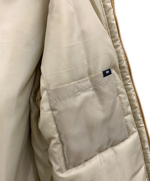 WIND AND SEA（ウィンダンシー）WIND AND SEA (ウィンダンシー) WIND AND SEA　中綿ジャケット ブラウン サイズ:Lの古着・服飾アイテム