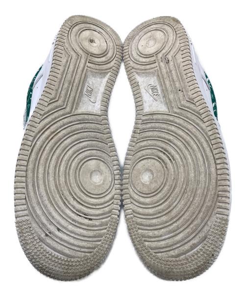 NIKE（ナイキ）NIKE (ナイキ) NIKE　AIR FORCE1　ローカットスニーカー ホワイト×グリーン サイズ:26.5cmの古着・服飾アイテム