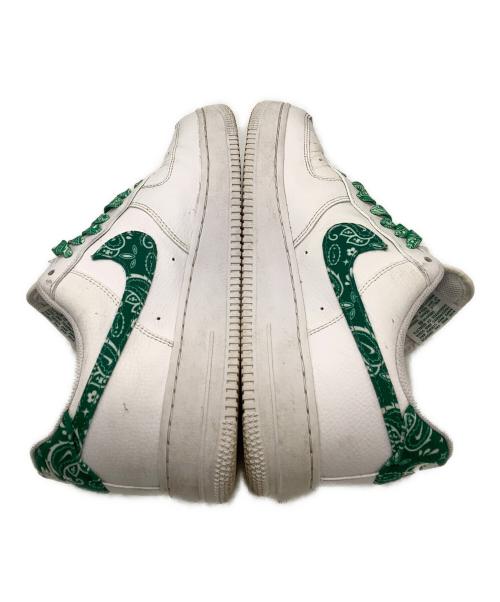 NIKE（ナイキ）NIKE (ナイキ) NIKE　AIR FORCE1　ローカットスニーカー ホワイト×グリーン サイズ:26.5cmの古着・服飾アイテム