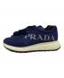 PRADA (プラダ) PRADA　ナイロンローカットスニーカー ネイビー サイズ:5：25000円