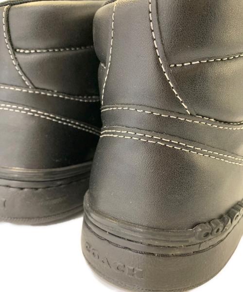 COACH（コーチ）COACH (コーチ) COACH　ハイカットスニーカー ブラック サイズ:24.5ｃｍの古着・服飾アイテム