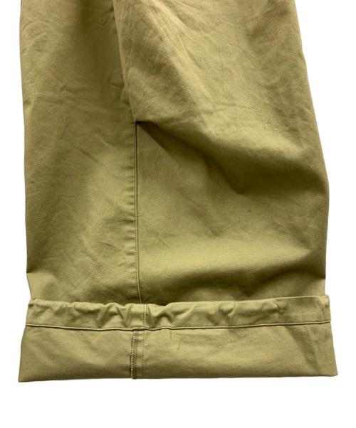VEIN（ヴェイン）VEIN (ヴェイン) VEIN　COTTON MOLESKIN 3D FILED TROUSERS オリーブ サイズ:1の古着・服飾アイテム