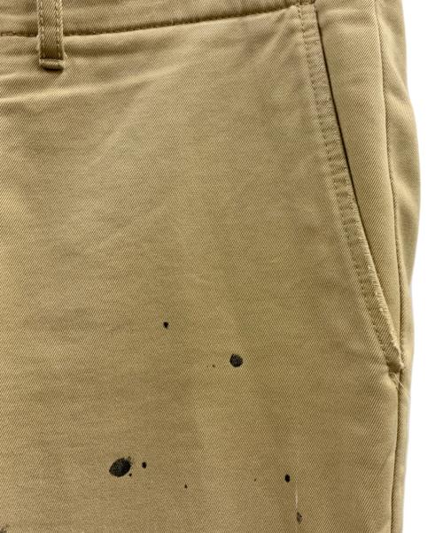 POLO RALPH LAUREN（ポロ・ラルフローレン）POLO RALPH LAUREN (ポロ・ラルフローレン) POLO RALPH LAUREN　ペイント加工パンツ ベージュ サイズ:W32の古着・服飾アイテム