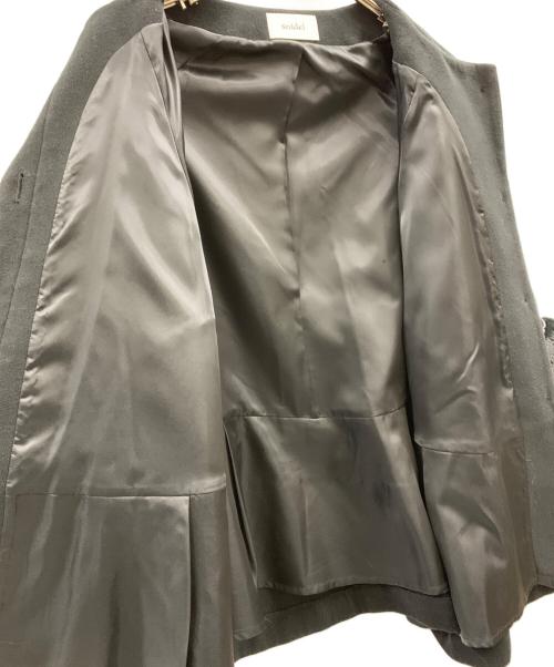 Snidel（スナイデル）Snidel (スナイデル) Snidel ノーカラーコート ブラック サイズ:FREEの古着・服飾アイテム