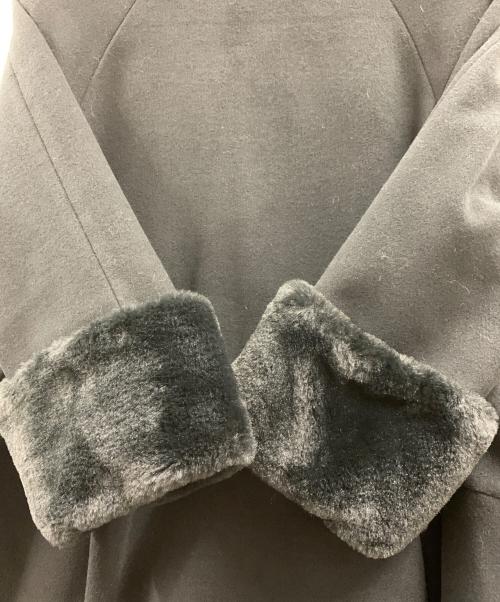 Snidel（スナイデル）Snidel (スナイデル) Snidel ノーカラーコート ブラック サイズ:FREEの古着・服飾アイテム