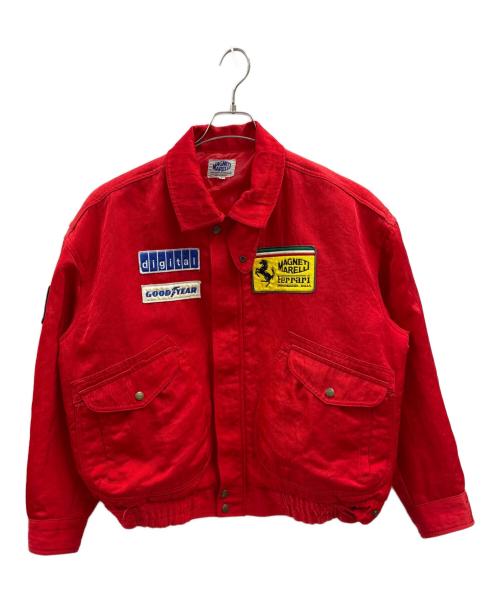 magneti marelli（マニエッティ・マレリ）magneti marelli (マニエッティ・マレリ) スイングトップ レッド サイズ:Lの古着・服飾アイテム